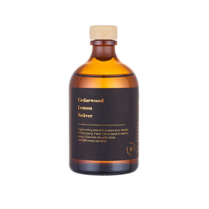 Luxury Essential Oil Diffuser - Cedarwood, Lemon & Vetiver