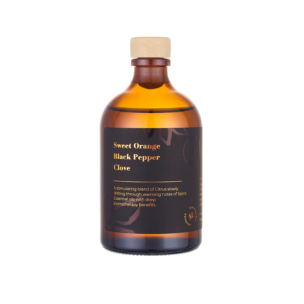 Luxury Essential Oil Diffuser - Sweet Orange, Black Pepper & Clove - Cliffe House Organics